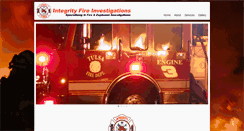 Desktop Screenshot of integrityfireinvestigations.com